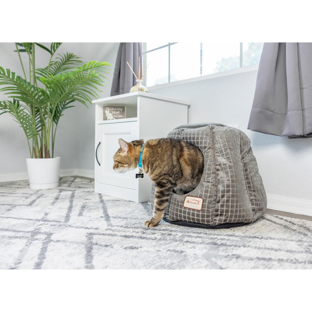 Armarkat Cat Bed Model C30CG,                 Gray and Silver. Picture 21