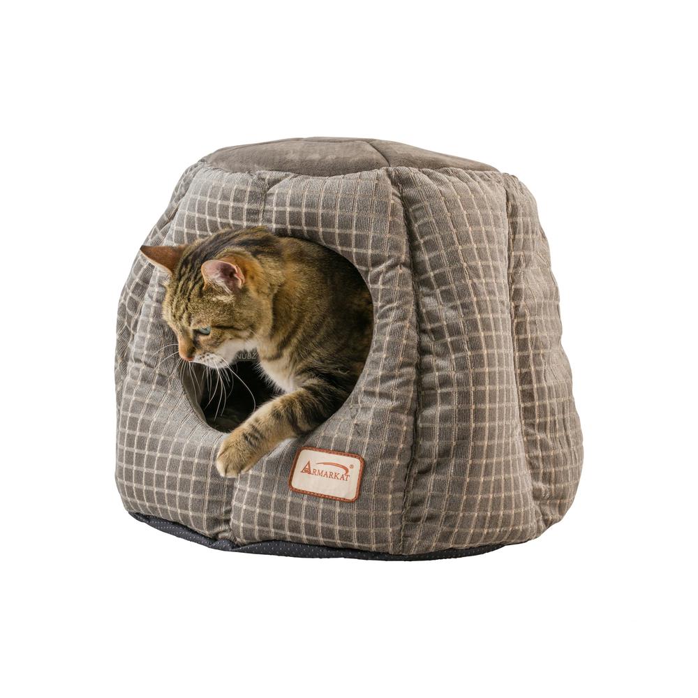 Armarkat Cat Bed Model C30CG,                 Gray and Silver. Picture 25