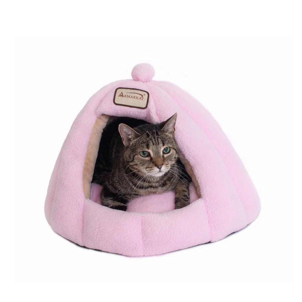 Armarkat Cat Bed Model C95GFS Soft Pink. Picture 1