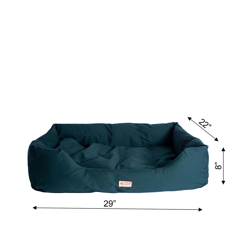 Armarkat Model D01FML-L Large Laurel Green Bolstered Pet Bed. Picture 6