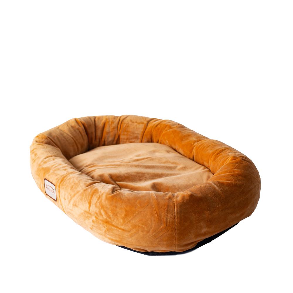 Armarkat Model D02CZS-L Large Earth Brown Bolstered Pet Bed and Mat. Picture 6