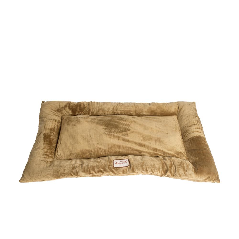 Armarkat Model M01CHL-M Medium Pet Bed Mat with Poly Fill Cushion in Sage Green. Picture 11