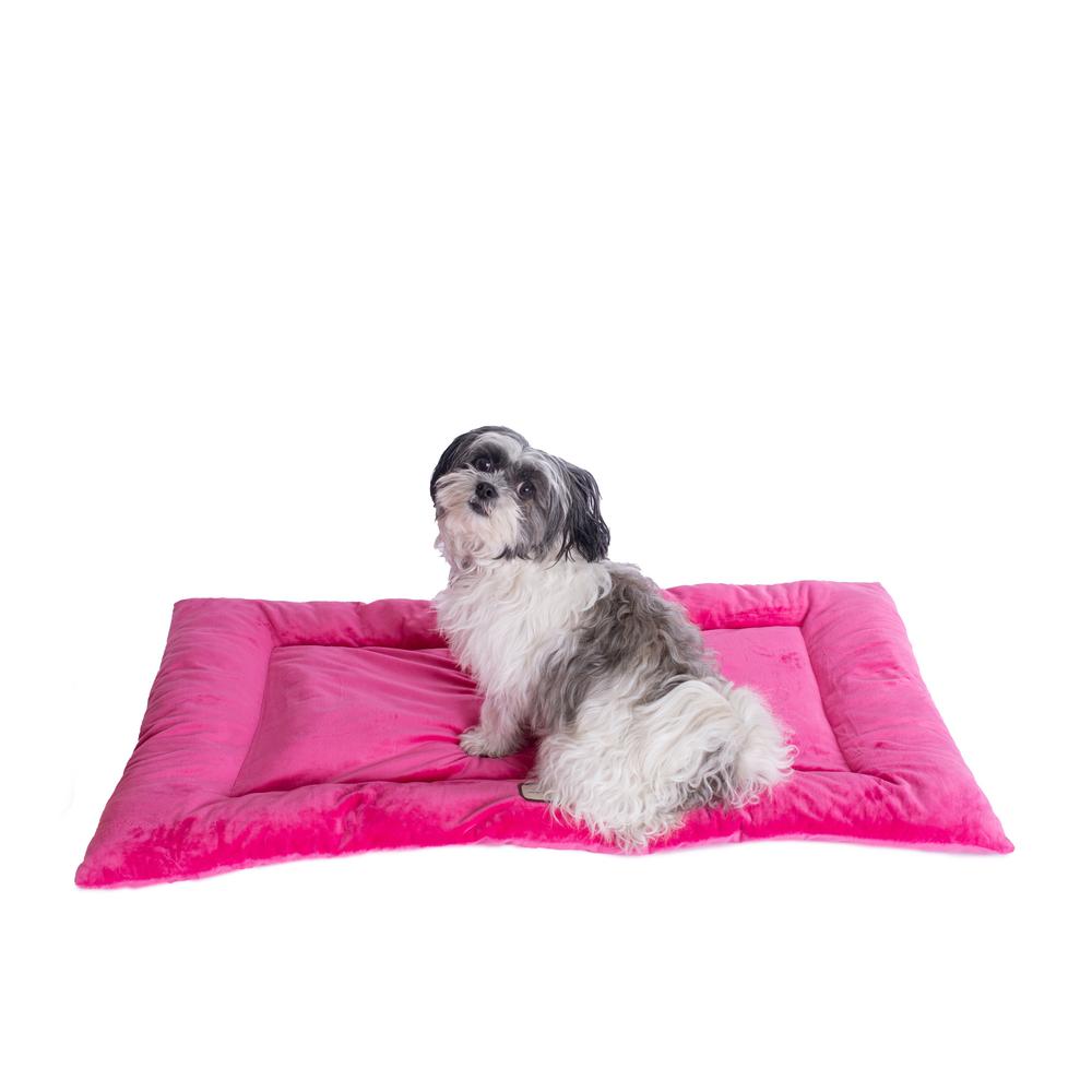 Armarkat Model M01CZH-L Large Pet Bed Mat with Poly Fill Cushion in Vibrant Pink. Picture 10