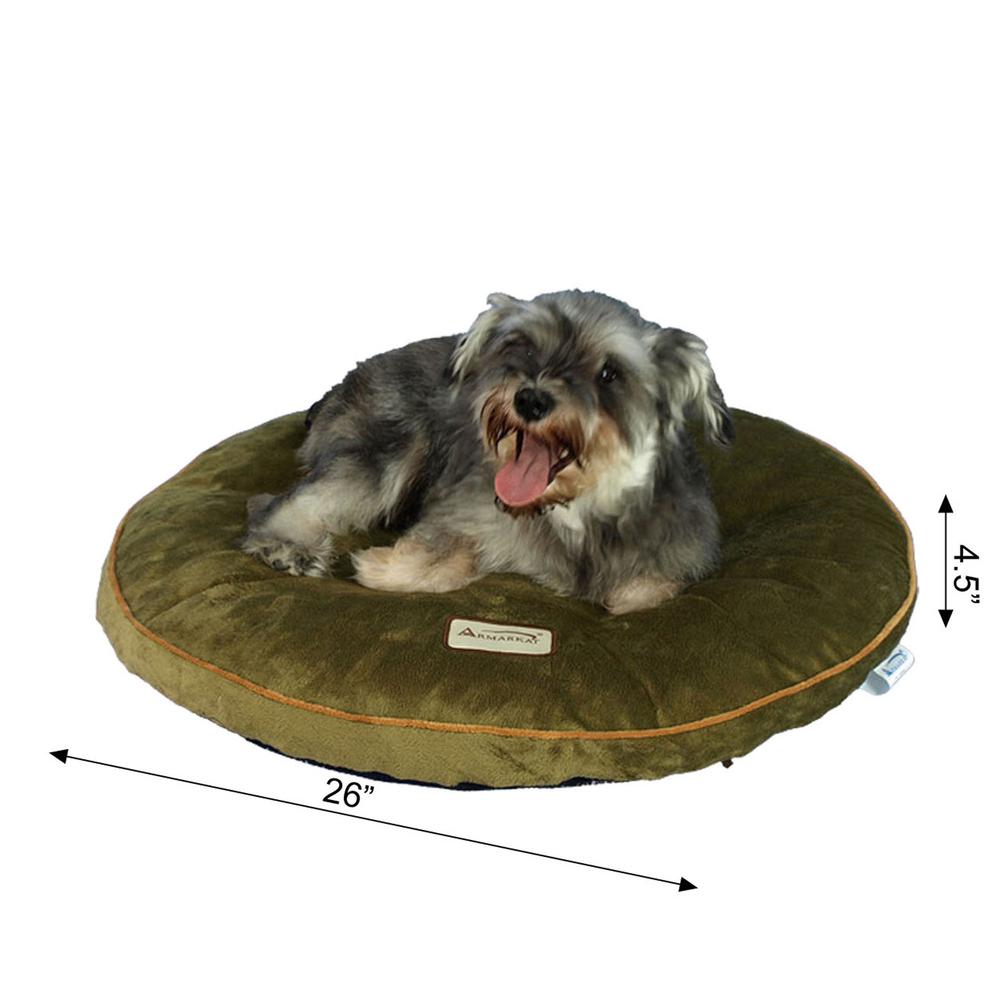 Armarkat Model M04CHL Pet Bed Pad with Poly Fill Cushion in Sage Green. Picture 7