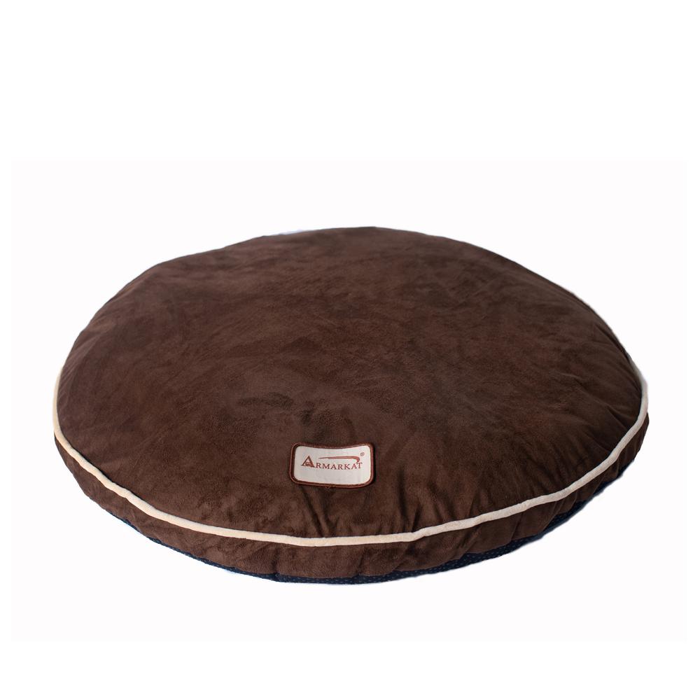 Armarkat Model M04JKF Pet Bed Pad with Poly Fill Cushion in Mocha. Picture 1