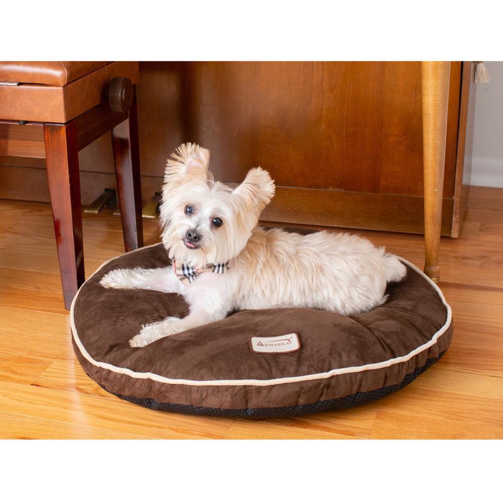 Armarkat Model M04JKF Pet Bed Pad with Poly Fill Cushion in Mocha. Picture 5