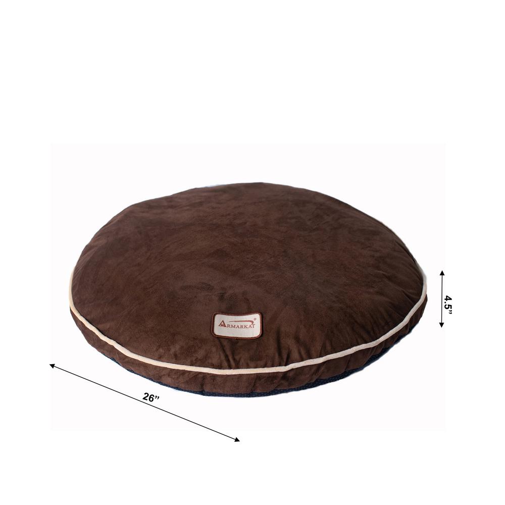 Armarkat Model M04JKF Pet Bed Pad with Poly Fill Cushion in Mocha. Picture 6