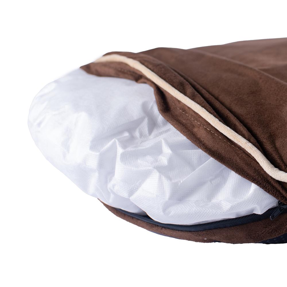 Armarkat Model M04JKF Pet Bed Pad with Poly Fill Cushion in Mocha. Picture 8