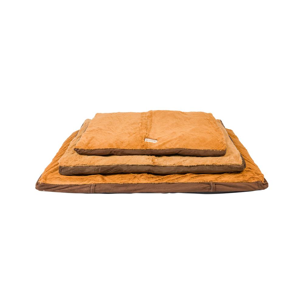 Armarkat Model M05HKF/ZS-L Large Pet Bed Mat with Poly Fill Cushion in Earth Brown & Mocha. Picture 3
