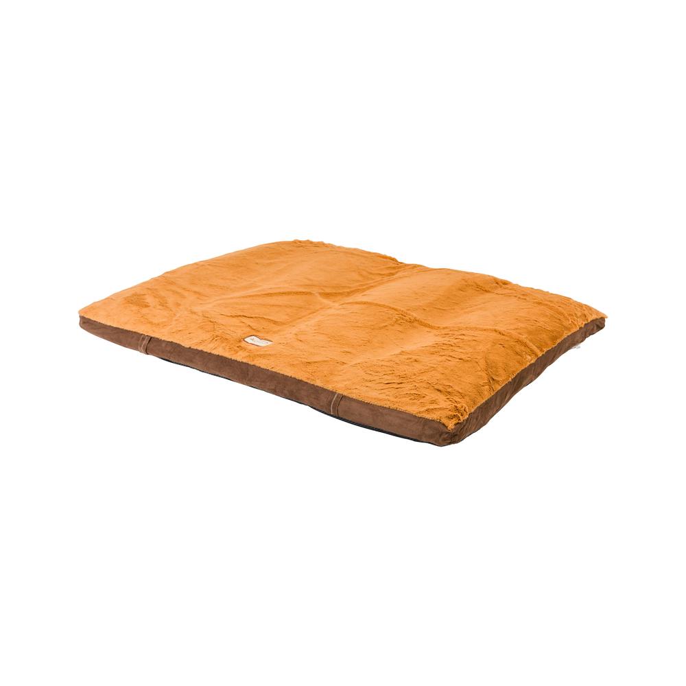 Armarkat Model M05HKF/ZS-L Large Pet Bed Mat with Poly Fill Cushion in Earth Brown & Mocha. Picture 11