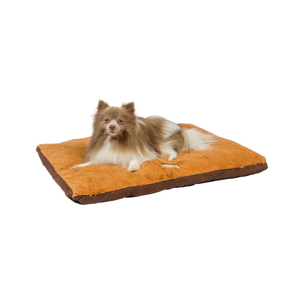 Armarkat Model M05HKF/ZS-M Medium Pet Bed Mat with Poly Fill Cushion in Mocha & Earth Brown. Picture 9