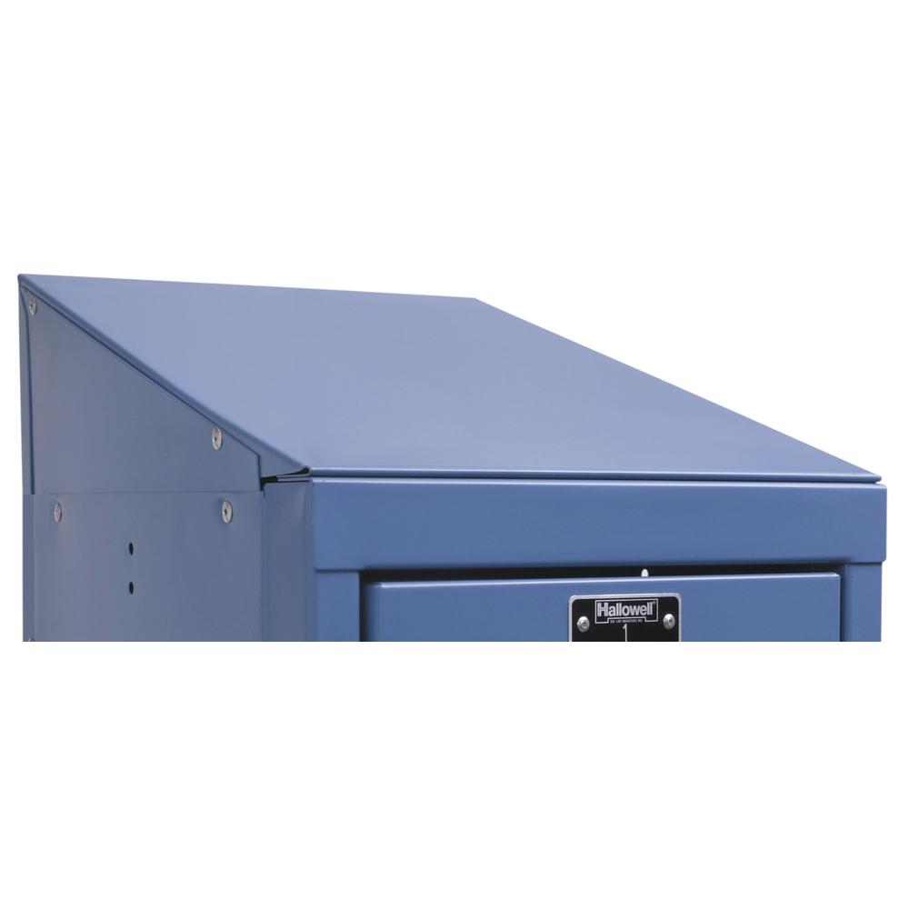 Hallowell Slope Top End Closure 15"D x 5"H 707 Marine Blue. Picture 1