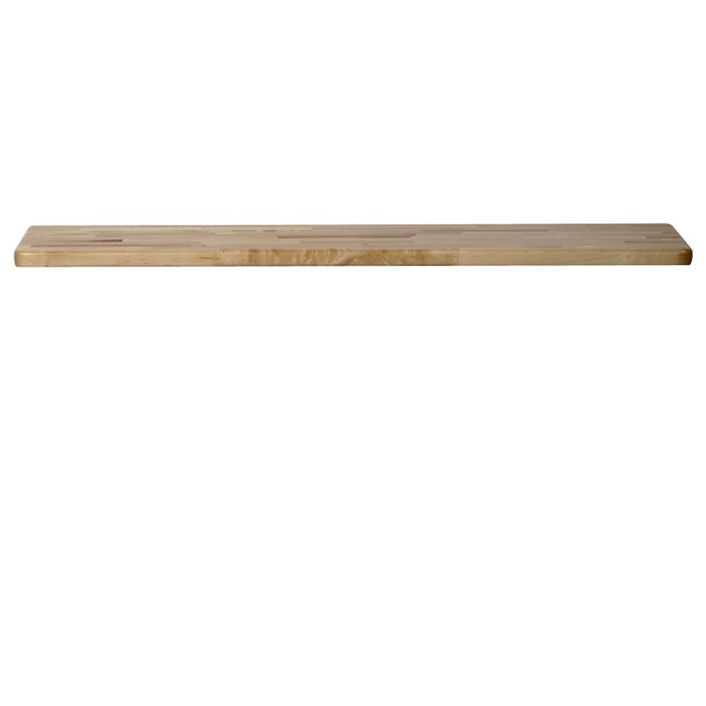 Hallowell Maple Bench Top, 96"W x 9.5"D x 1.25"H, Natural Maple, Requires 2 Pedestals - sold separately. Picture 1