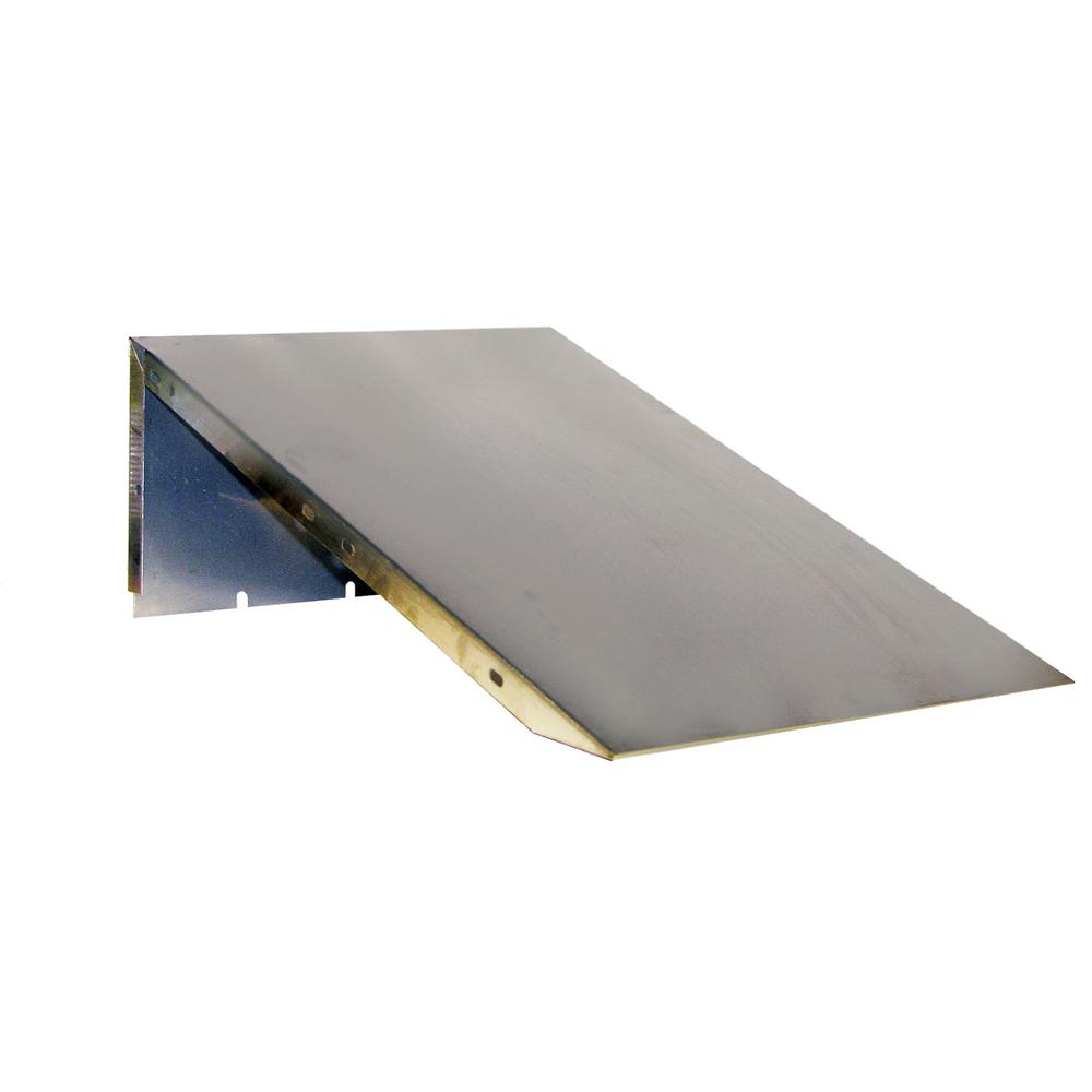 Hallowell Individual Slope Top, 12"W x 18"D x 6"H, Stainless Steel. Picture 1