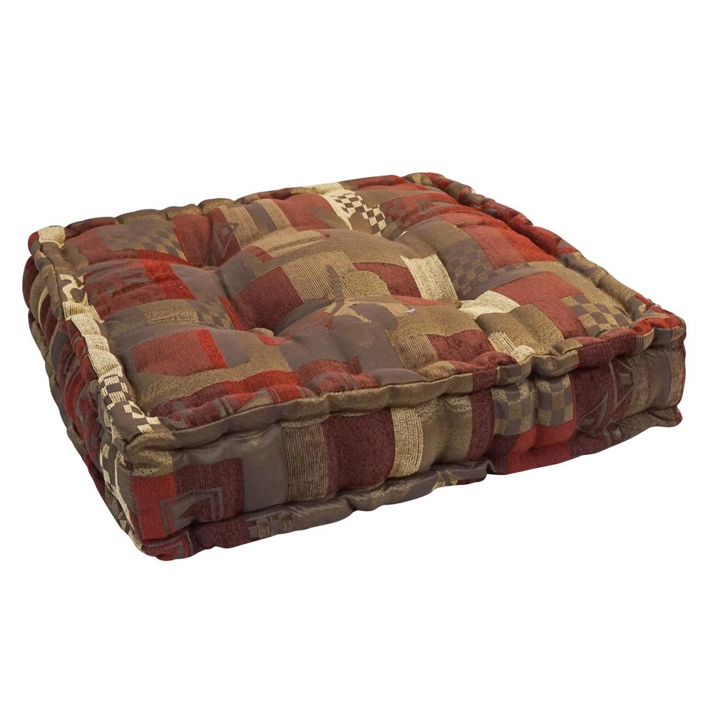20-inch Square Floor Pillow with 4 Buttons 20-SQ-JCH-CO-30. Picture 1
