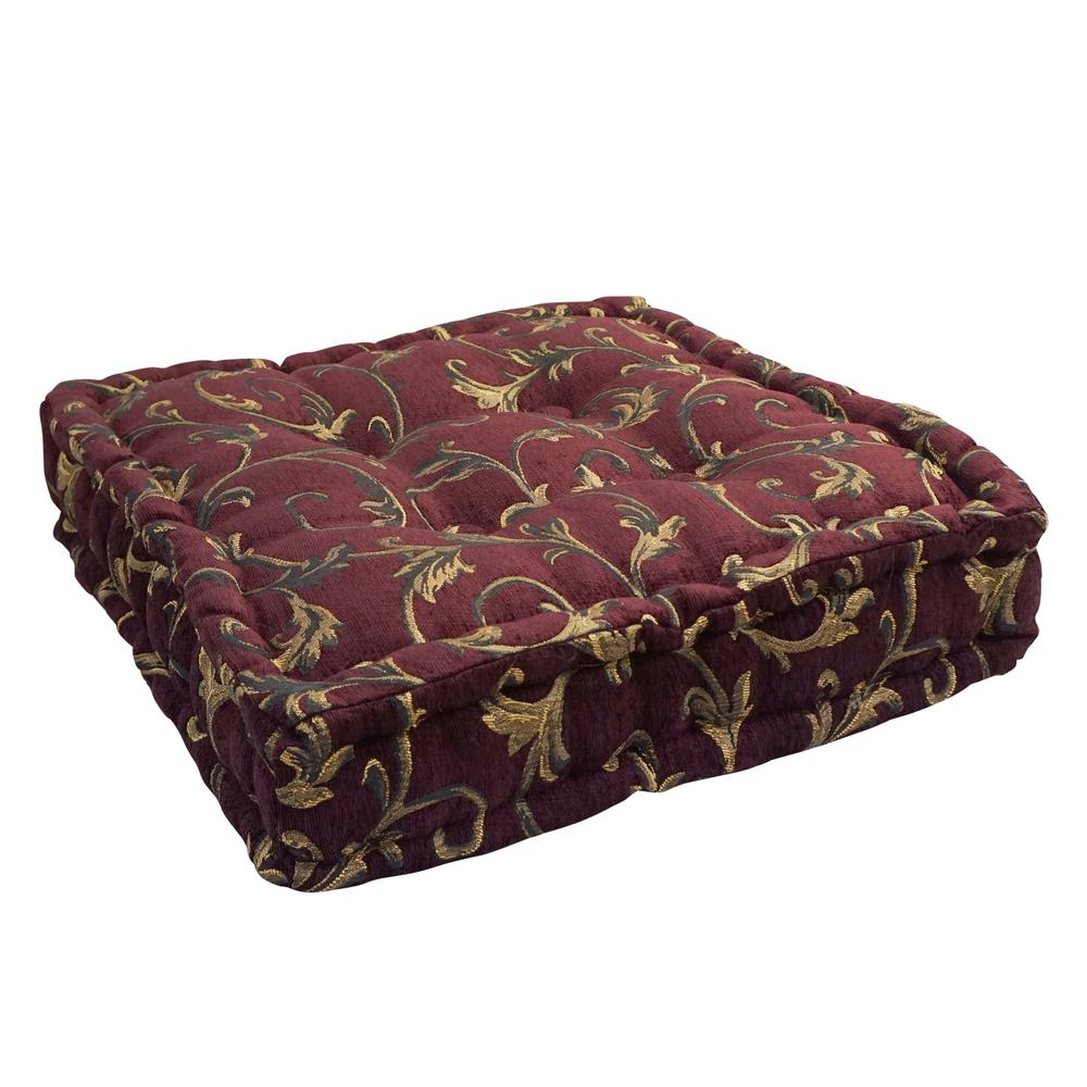 20-inch Square Floor Pillow with 4 Buttons 20-SQ-JCH-CO-43. Picture 1