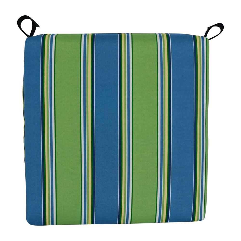 Blazing Needles 16-inch Outdoor Cushion, Haliwell Caribbean. Picture 2