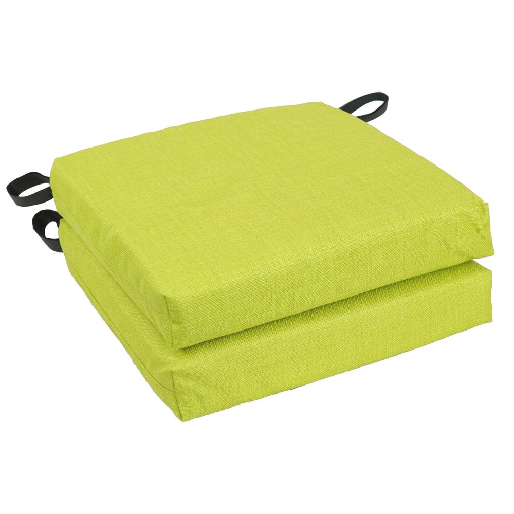 Blazing Needles 16-inch Outdoor Cushion, Lime. Picture 1