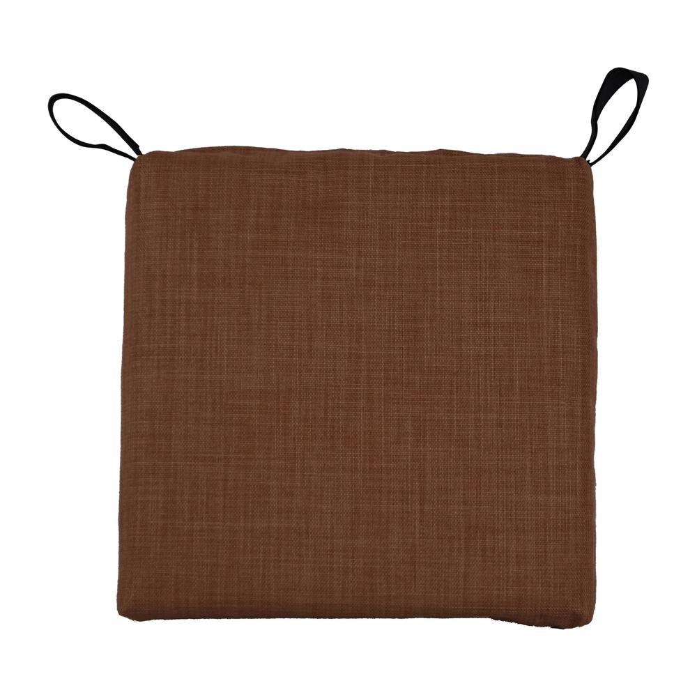 Blazing Needles 16-inch Outdoor Cushion, Cocoa. Picture 2