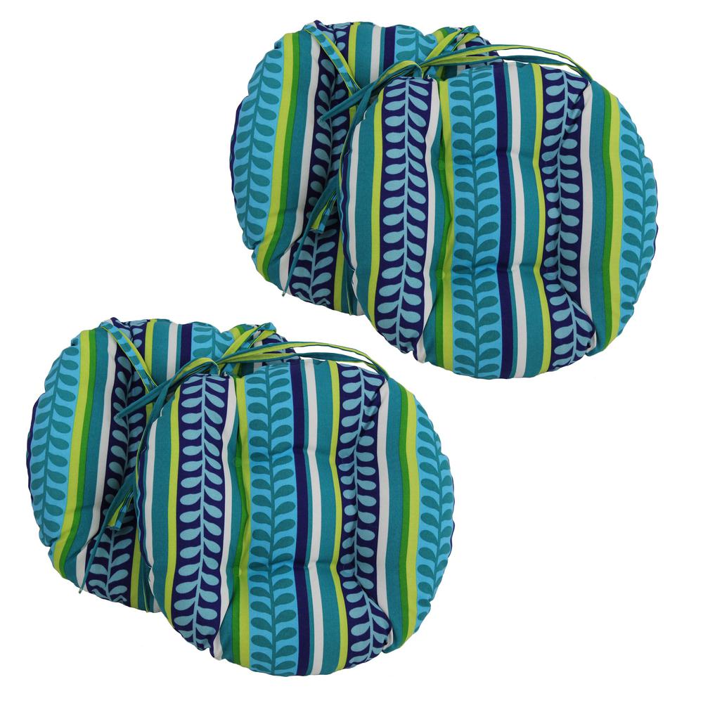 16-inch Outdoor Spun Polyester Tufted Chair Cushion (Set of 4). The main picture.