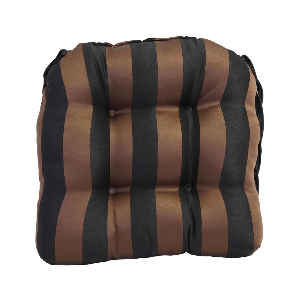 16-inch Spun Polyester Outdoor U-shaped Tufted Chair Cushions (Set of 2) 916X16US-T-2CH-OD-043. Picture 2