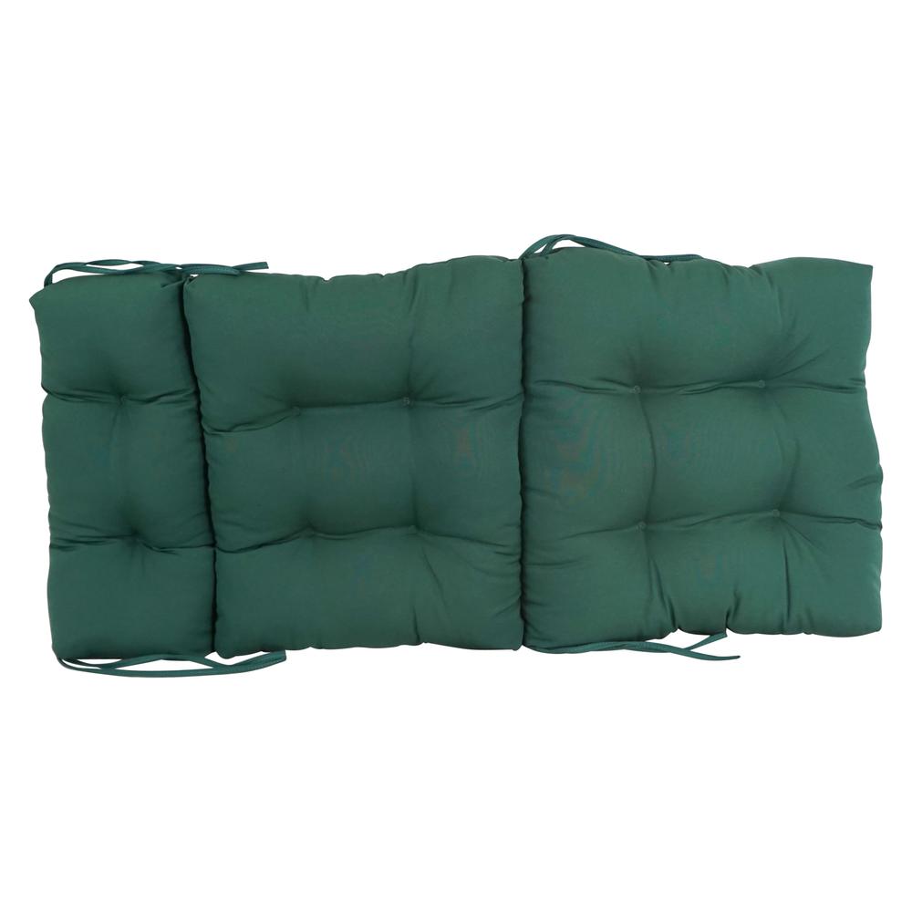 20-inch by 42-inch Solid Twill Tufted Chair Cushion. Picture 2