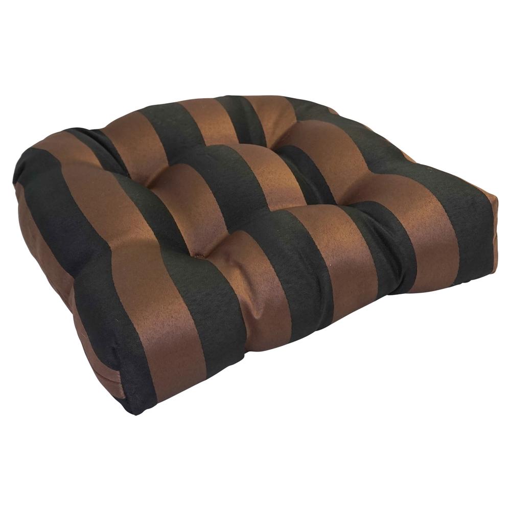 19-inch U-Shaped Spun Polyester Outdoor Tufted Dining Chair Cushion  93184-1CH-OD-043. Picture 1