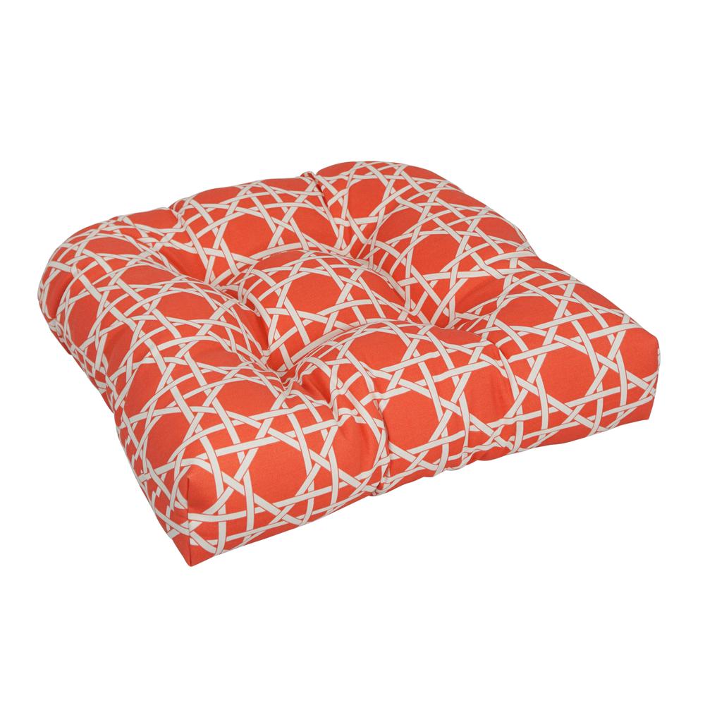 19-inch U-Shaped Spun Polyester Outdoor Tufted Dining Chair Cushion  93184-1CH-OD-111. Picture 1