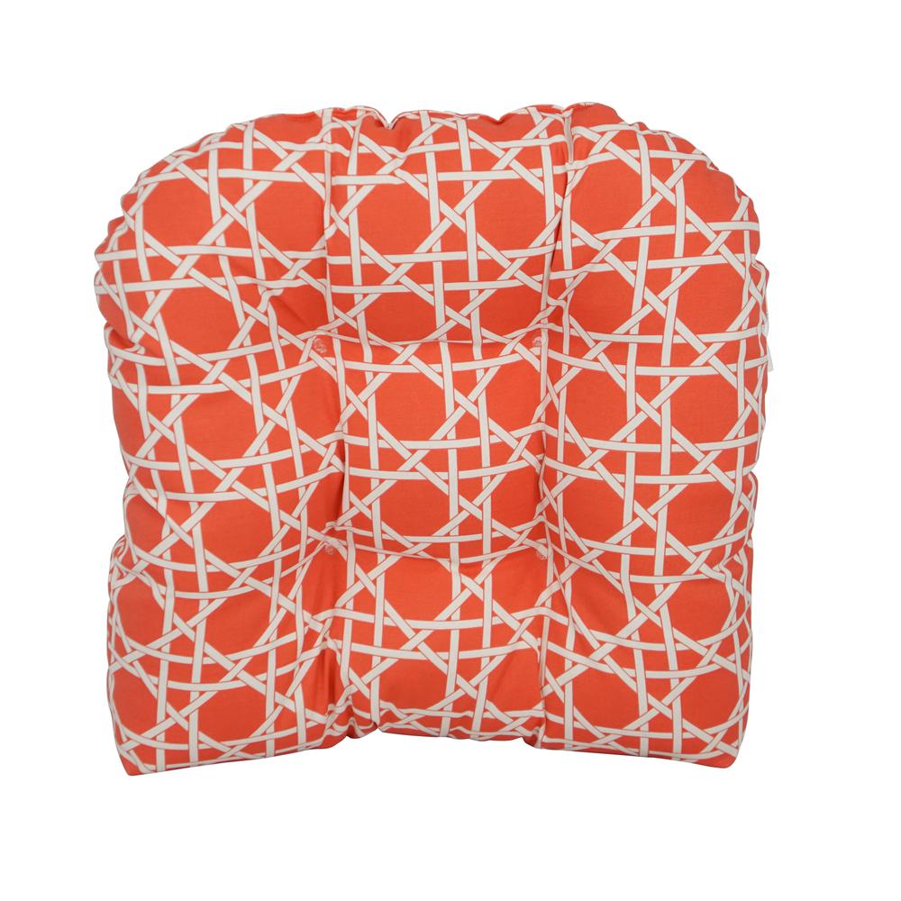 19-inch U-Shaped Spun Polyester Outdoor Tufted Dining Chair Cushion  93184-1CH-OD-111. Picture 2