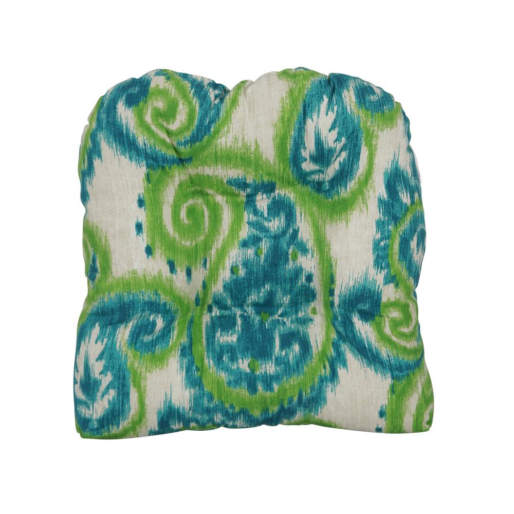 19-inch U-Shaped Spun Polyester Outdoor Tufted Dining Chair Cushion  93184-1CH-OD-122. Picture 2
