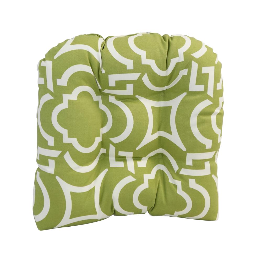 19-inch U-Shaped Spun Polyester Outdoor Tufted Dining Chair Cushion  93184-1CH-OD-131. Picture 2