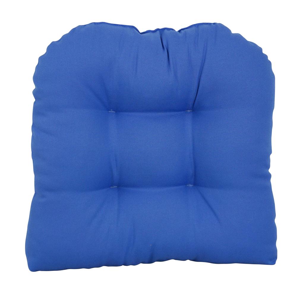 19-inch U-Shaped Spun Polyester Outdoor Tufted Dining Chair Cushion  93184-1CH-OD-134. Picture 2