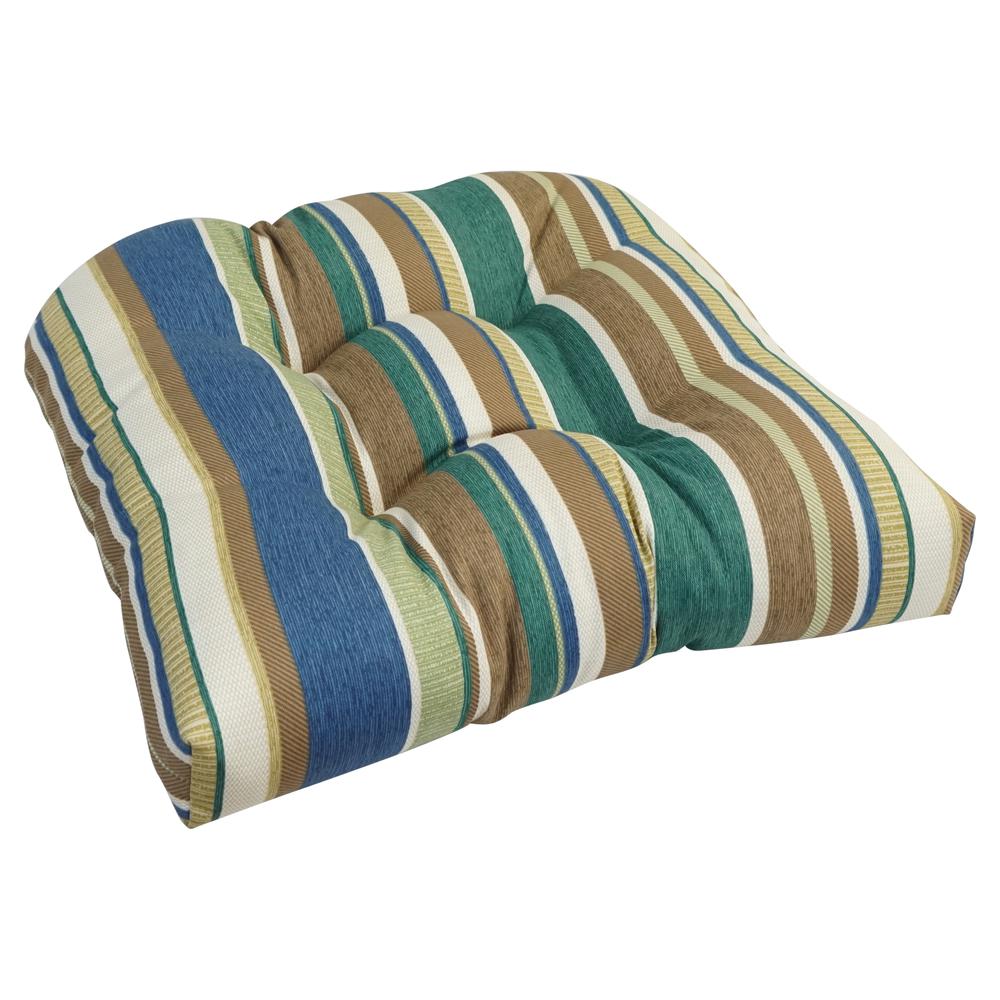 19-inch U-Shaped Spun Polyester Outdoor Tufted Dining Chair Cushion  93184-1CH-OD-135. Picture 1