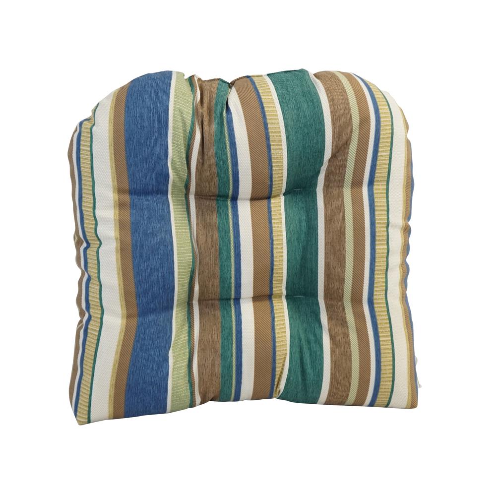 19-inch U-Shaped Spun Polyester Outdoor Tufted Dining Chair Cushion  93184-1CH-OD-135. Picture 2