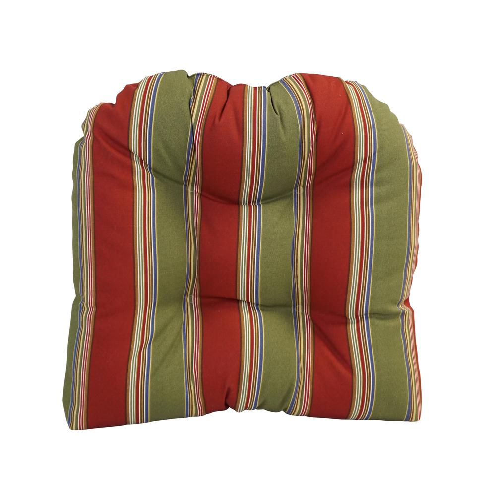 19-inch U-Shaped Spun Polyester Outdoor Tufted Dining Chair Cushion  93184-1CH-OD-148. Picture 2