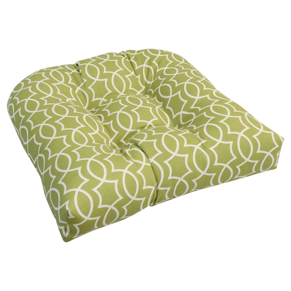 19-inch U-Shaped Spun Polyester Outdoor Tufted Dining Chair Cushion  93184-1CH-OD-192. Picture 1
