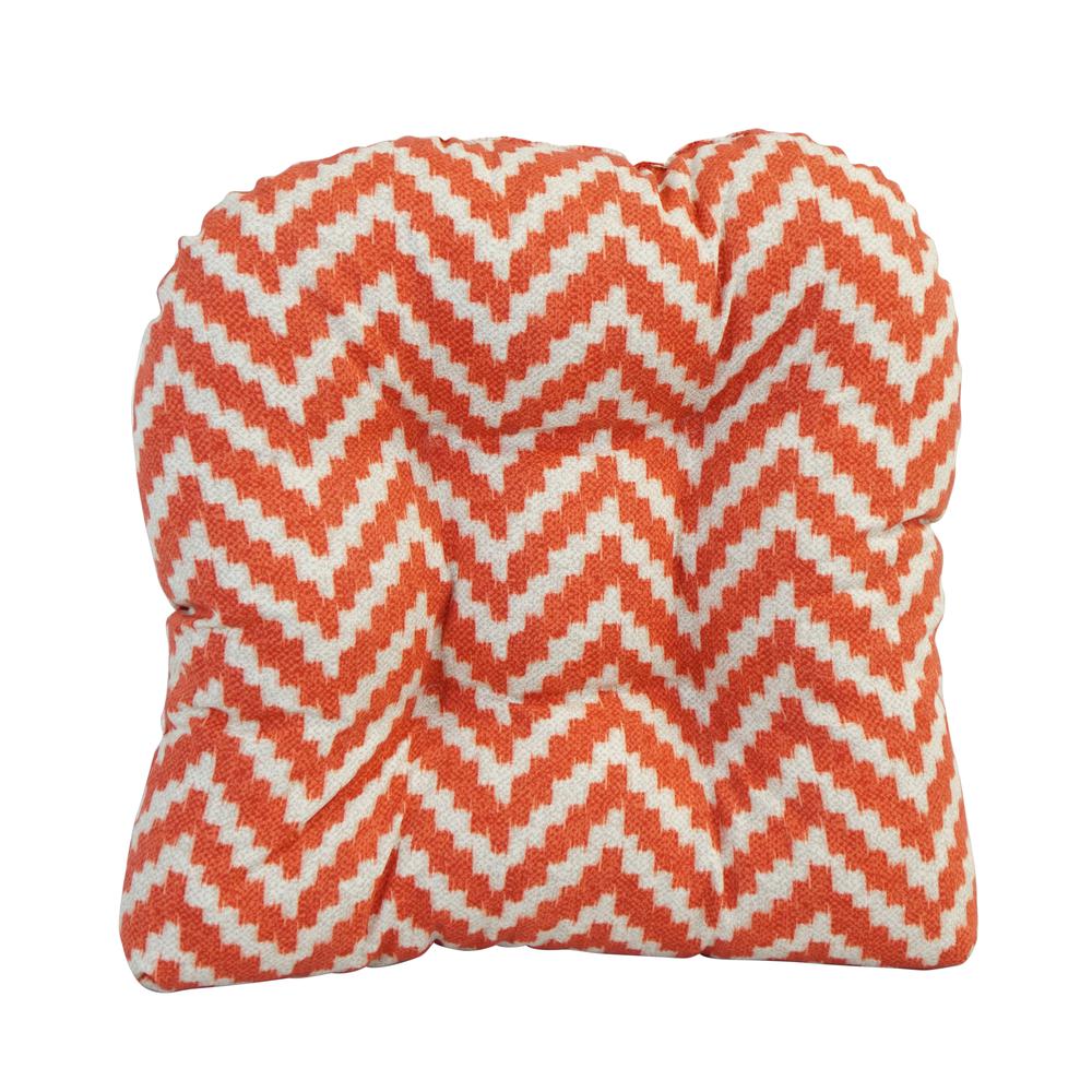 19-inch U-Shaped Spun Polyester Outdoor Tufted Dining Chair Cushion  93184-1CH-OD-199. Picture 2