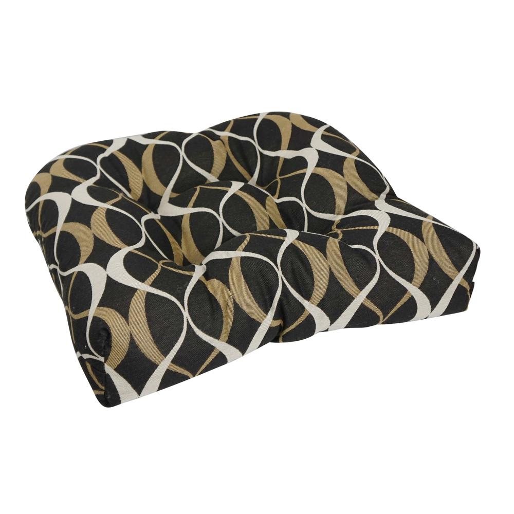 19-inch U-Shaped Premium Outdoor Tufted Dining Chair Cushion  93184-1CH-PO-004. Picture 1