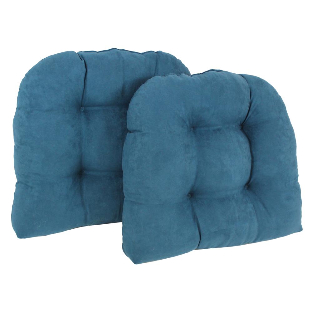 19-inch U-Shaped Microsuede Tufted Dining Chair Cushions (Set of 2)  93184-2CH-MS-TL. Picture 1
