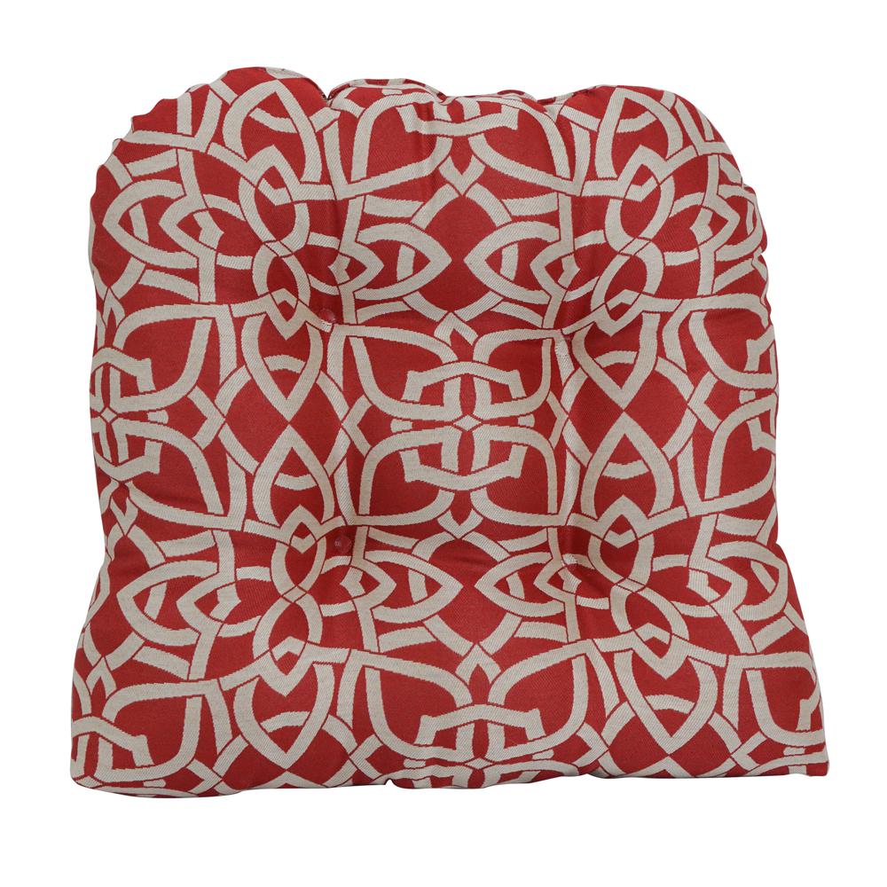 19-inch U-Shaped Premium Outdoor Tufted Dining Chair Cushions (Set of 2)  93184-2CH-PO-002. Picture 3