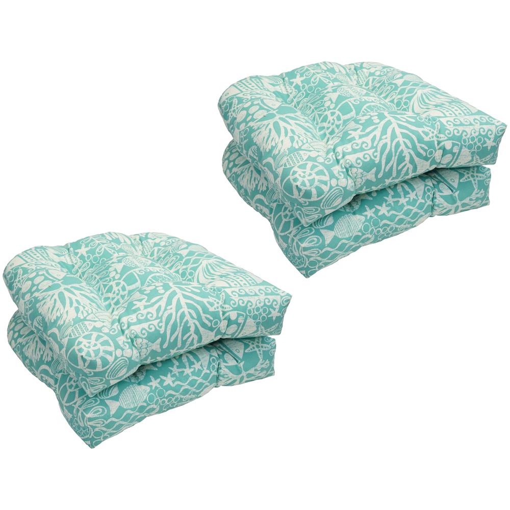 19-inch U-Shaped Dining Chair Cushions (Set of 4)  93184-4CH-JO16-10. Picture 1
