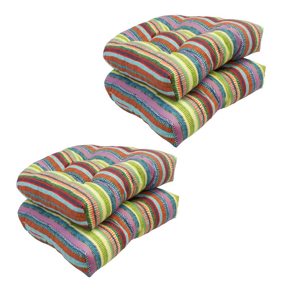 19-inch U-Shaped Dining Chair Cushions (Set of 4)  93184-4CH-JO17-03. Picture 1