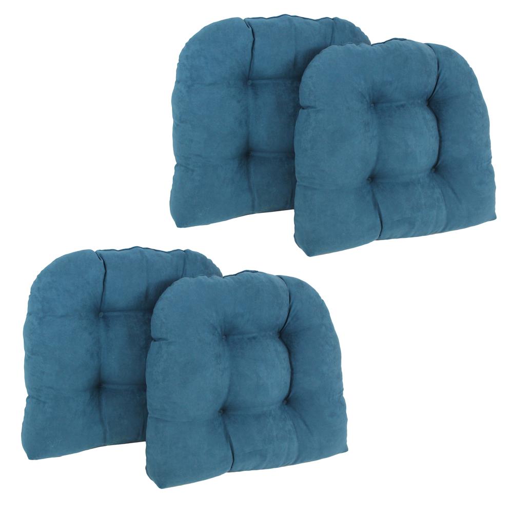 19-inch U-Shaped Microsuede Tufted Dining Chair Cushions (Set of 4) 93184-4CH-MS-TL. Picture 1