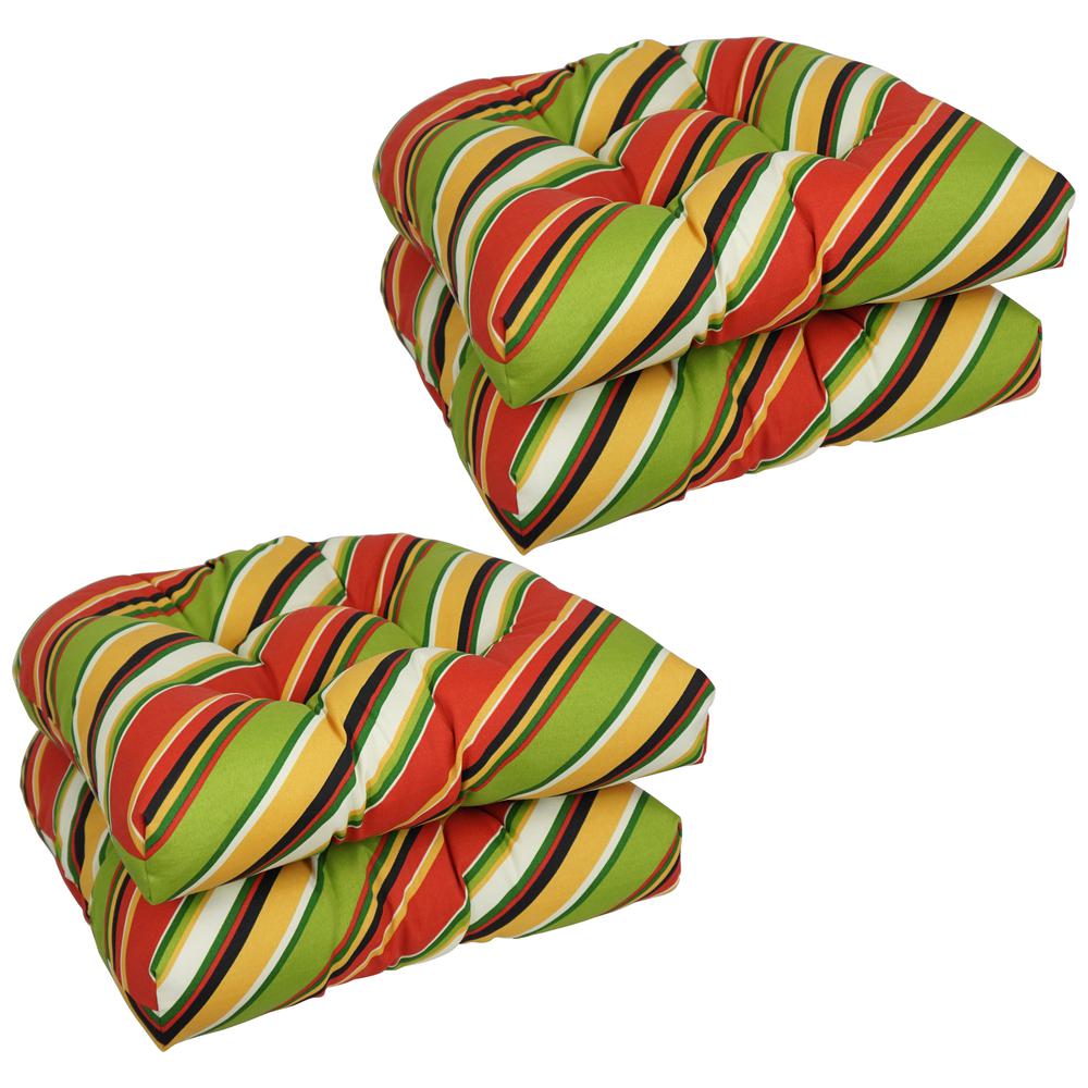 19-inch U-Shaped Dining Chair Cushions (Set of 4)  93184-4CH-OD-102. The main picture.