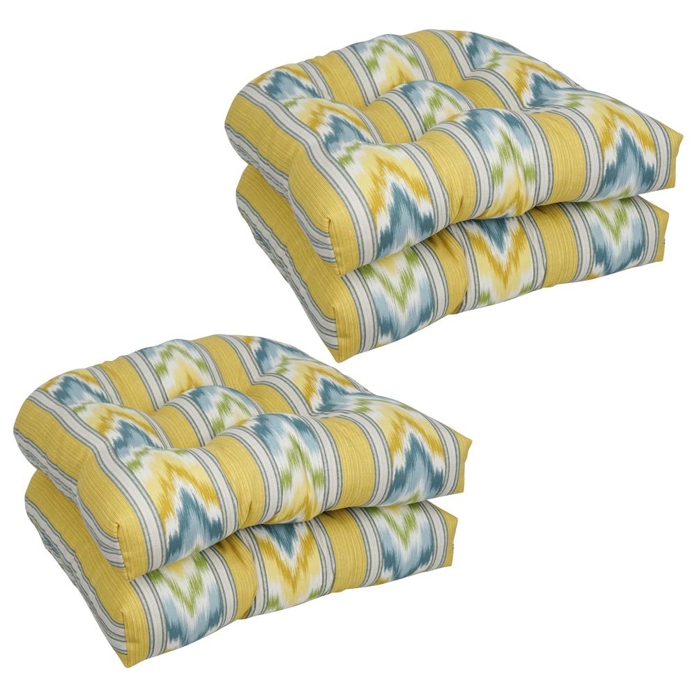 19-inch U-Shaped Dining Chair Cushions (Set of 4)  93184-4CH-OD-116. Picture 1
