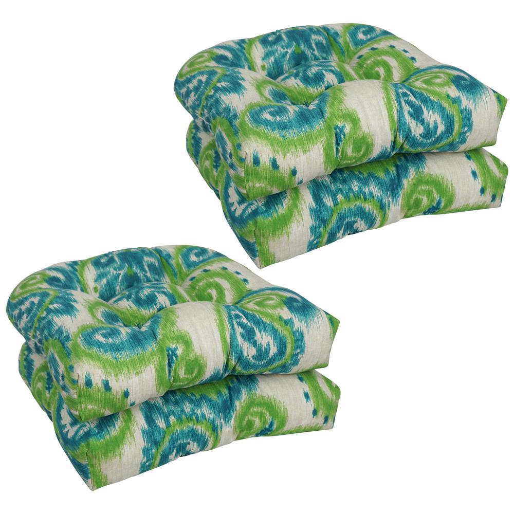 19-inch U-Shaped Dining Chair Cushions (Set of 4)  93184-4CH-OD-122. Picture 1