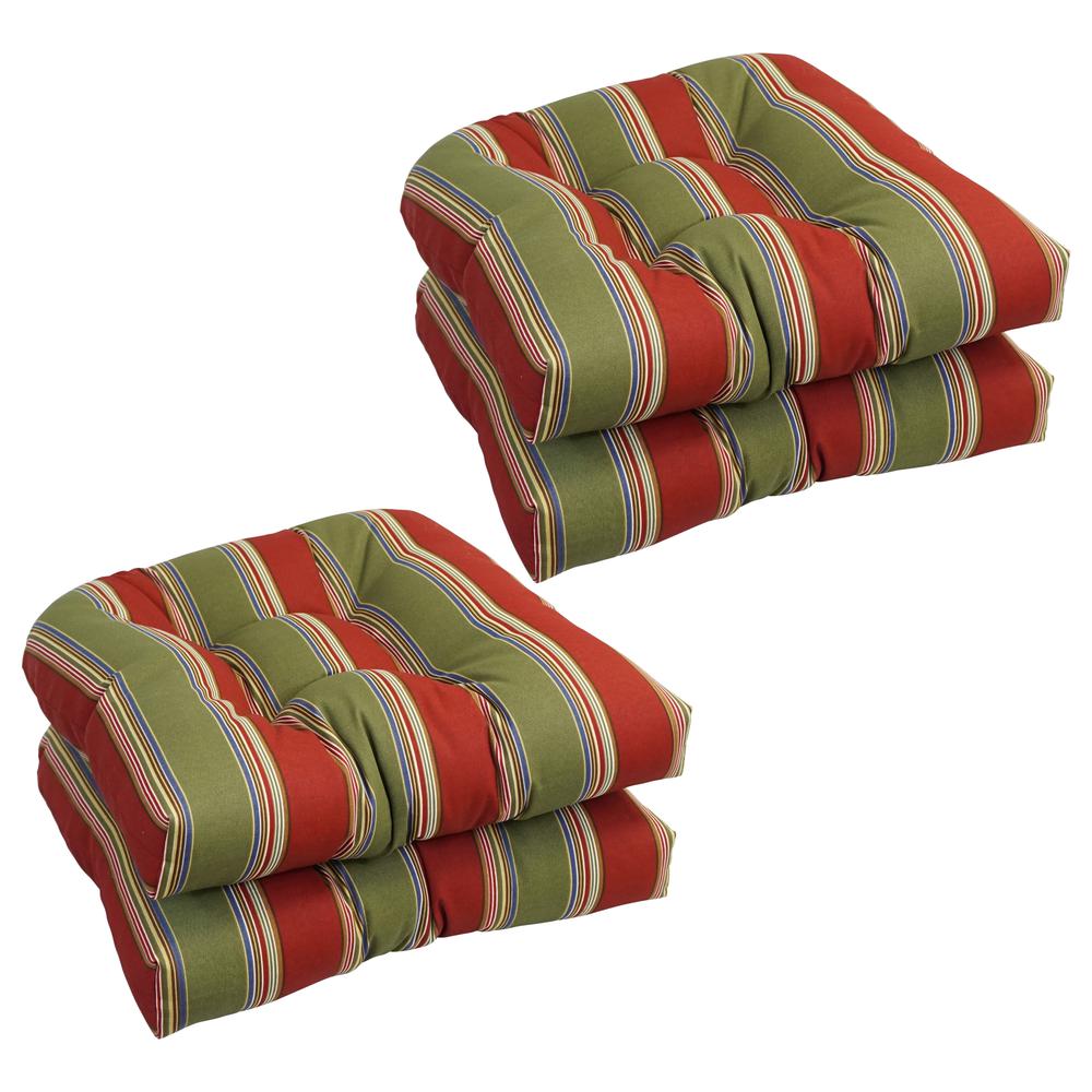 19-inch U-Shaped Dining Chair Cushions (Set of 4)  93184-4CH-OD-148. Picture 1