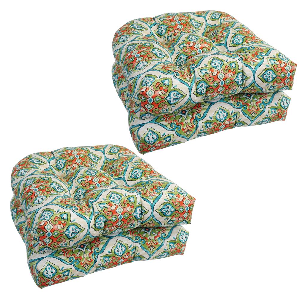 19-inch U-Shaped Dining Chair Cushions (Set of 4)  93184-4CH-OD-190. Picture 1