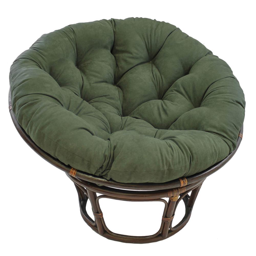 52-inch Solid Microsuede Papasan Cushion (Fits 50-inch Papasan Frame)  93302-52-MS-HG. The main picture.