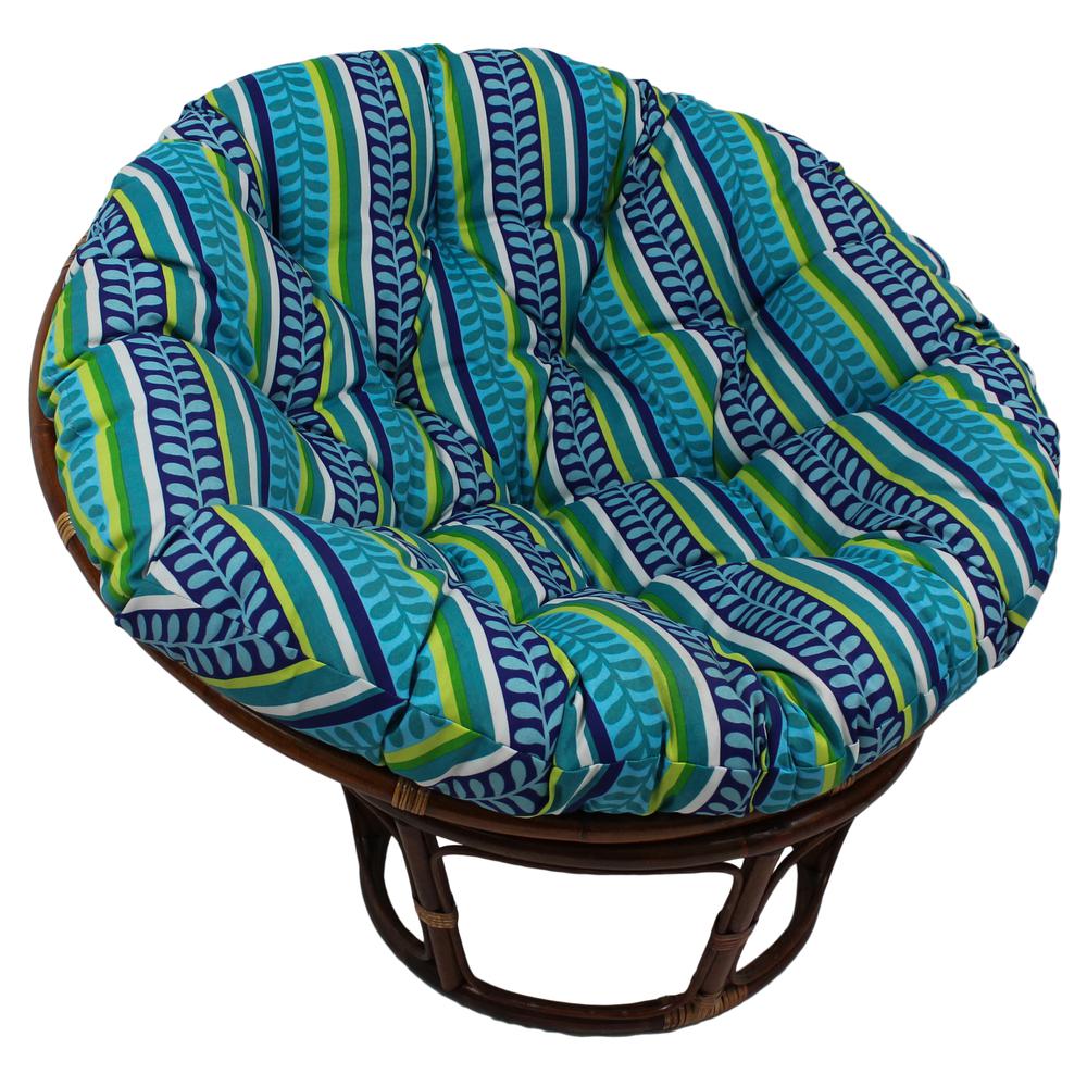 52-inch Patterned Outdoor Spun Polyester Papasan Cushion (Fits 50-inch Papasan Frame 93302-52-REO-35. Picture 1